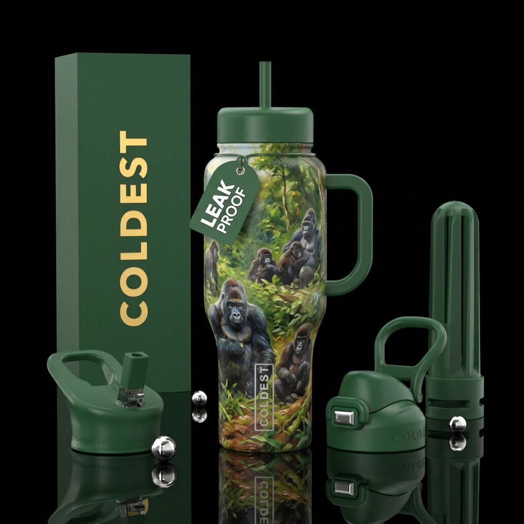Primal Love water bottle design