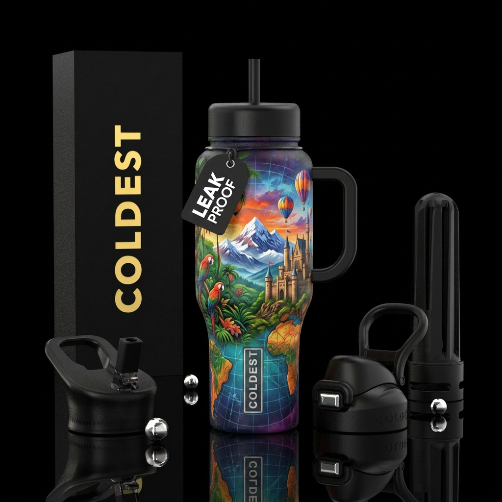 The Traveler water bottle design