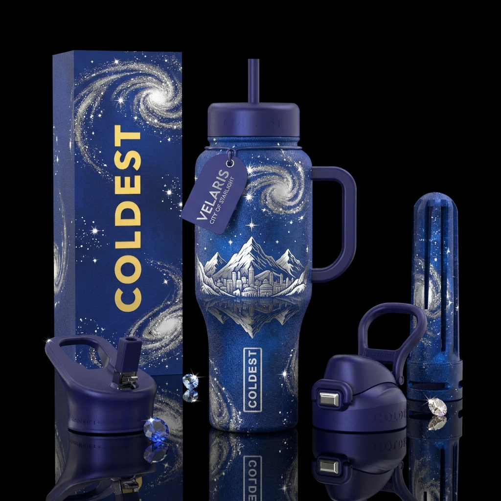 Velaris water bottle design