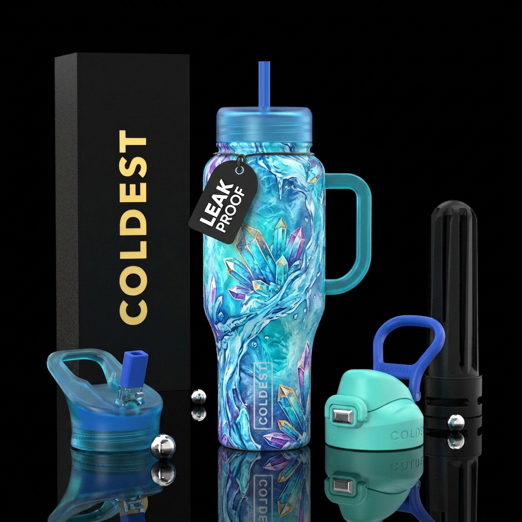 Ice water water bottle design