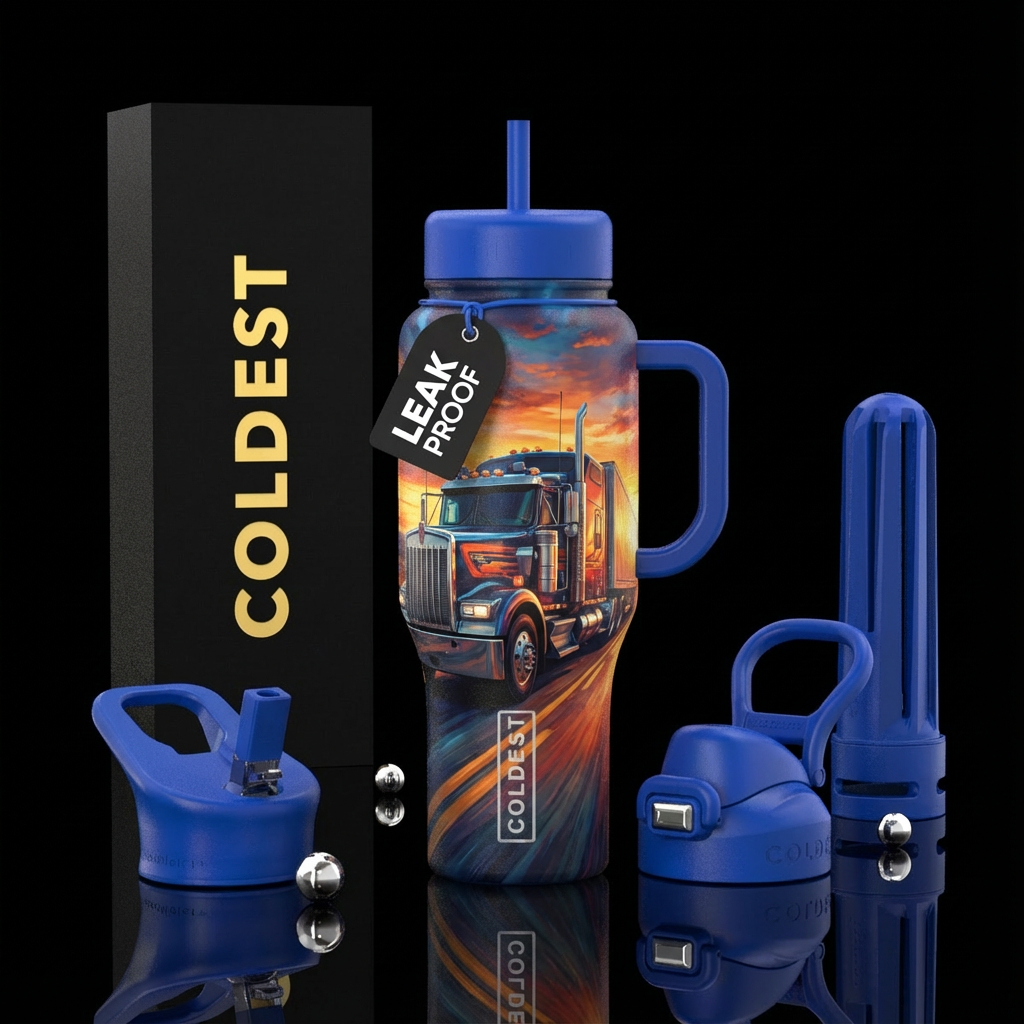 Truck driver water bottle design