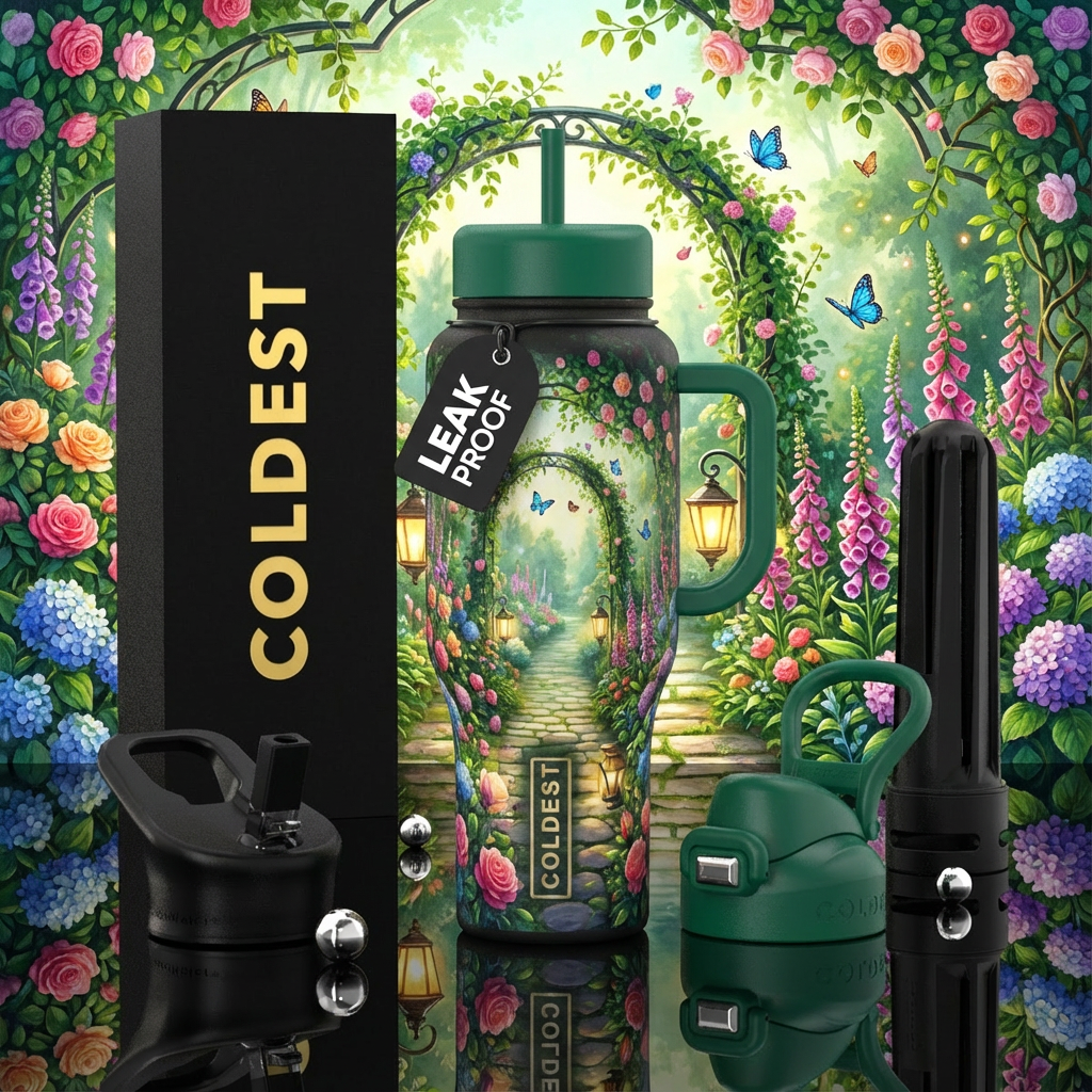 Garden Magic water bottle design