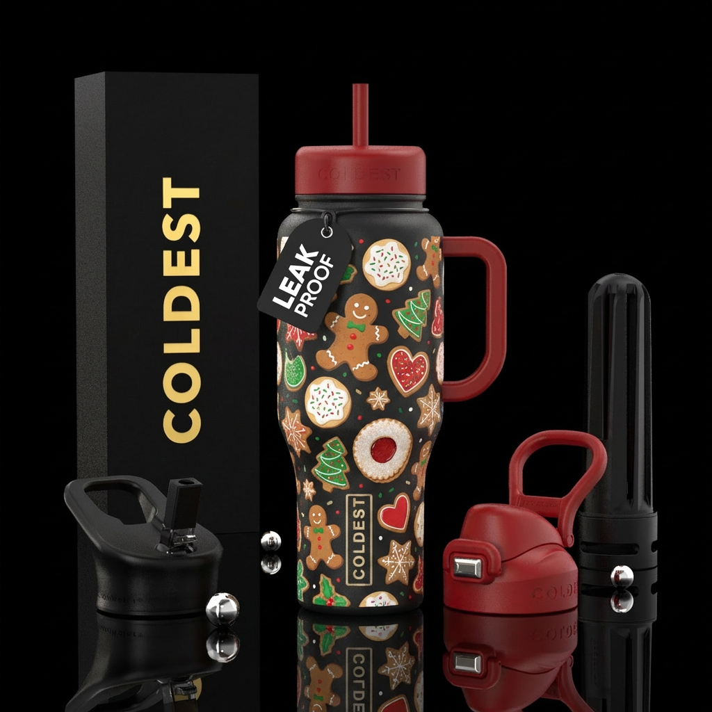 Grandma’s Christmas Cookies water bottle design