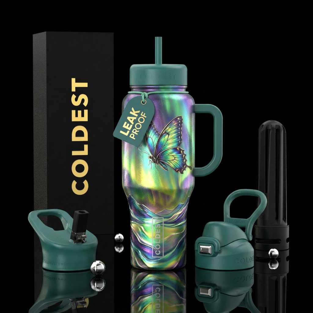 Chasing Dreams water bottle design