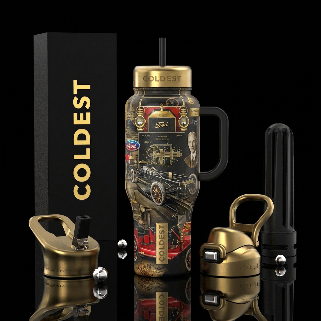 Henry Ford Model T car innovation water bottle design