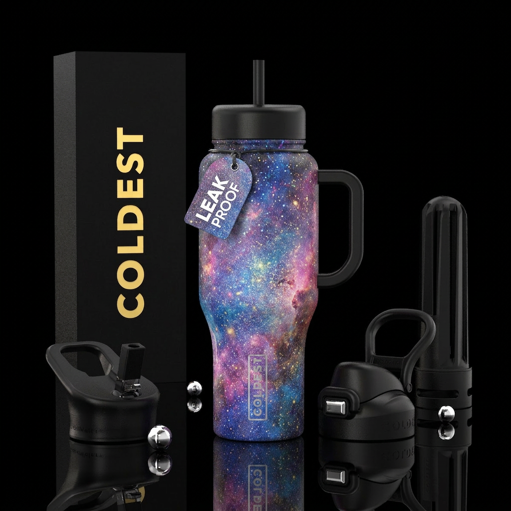 Stardust water bottle design