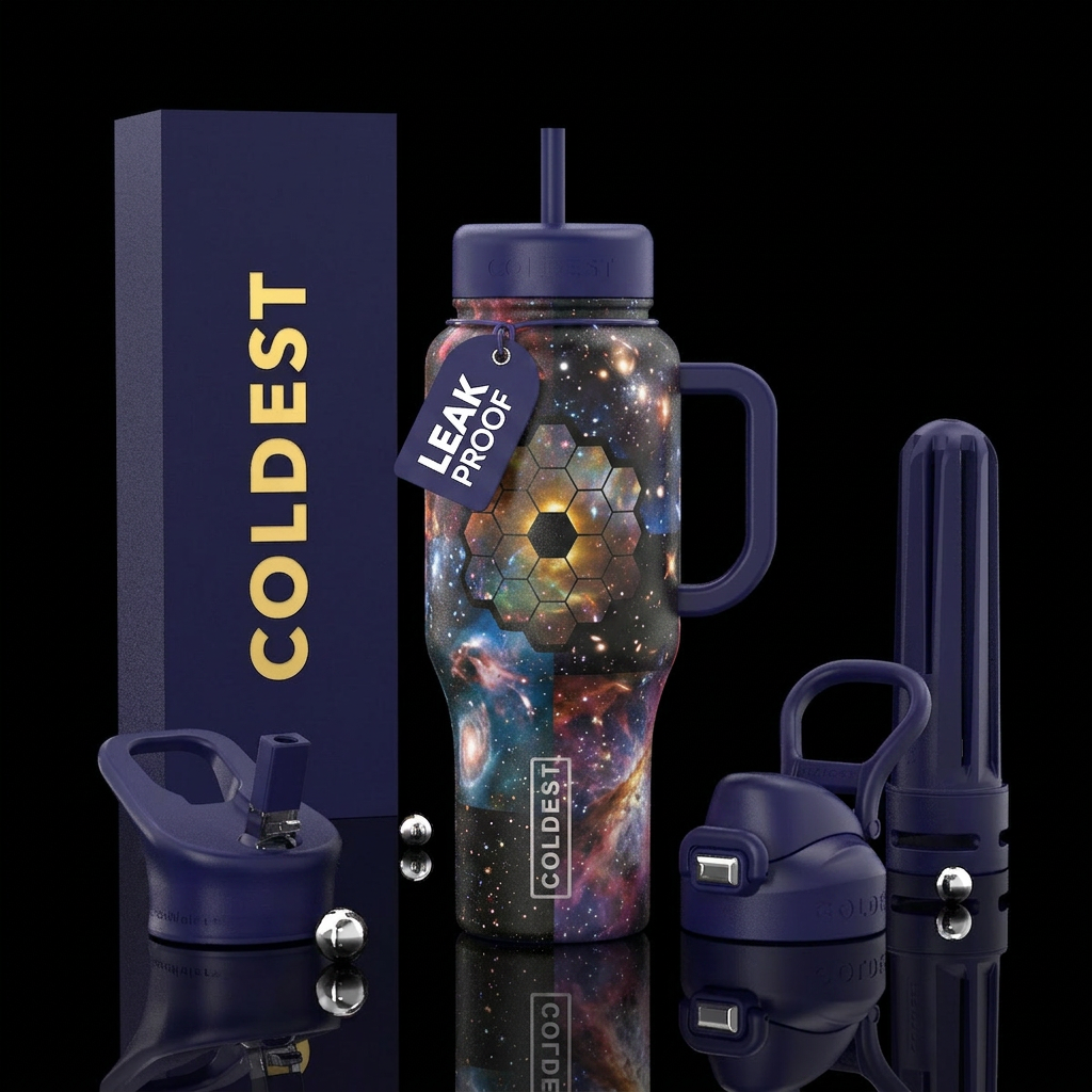 Pictures from JWST water bottle design