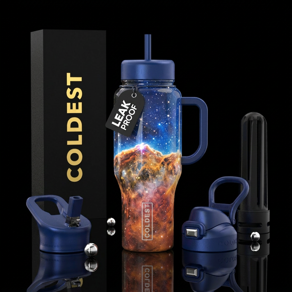 Pictures from JWST water bottle design