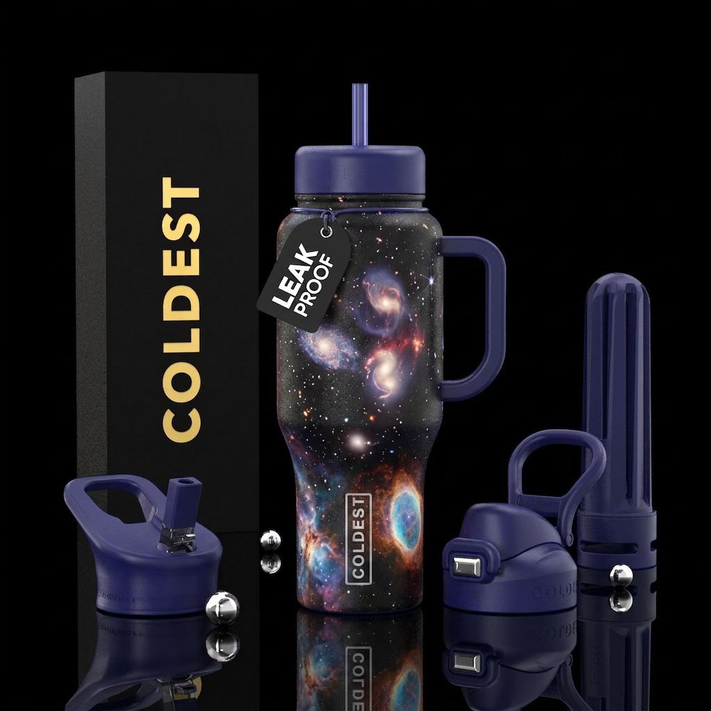 Pictures from JWST water bottle design