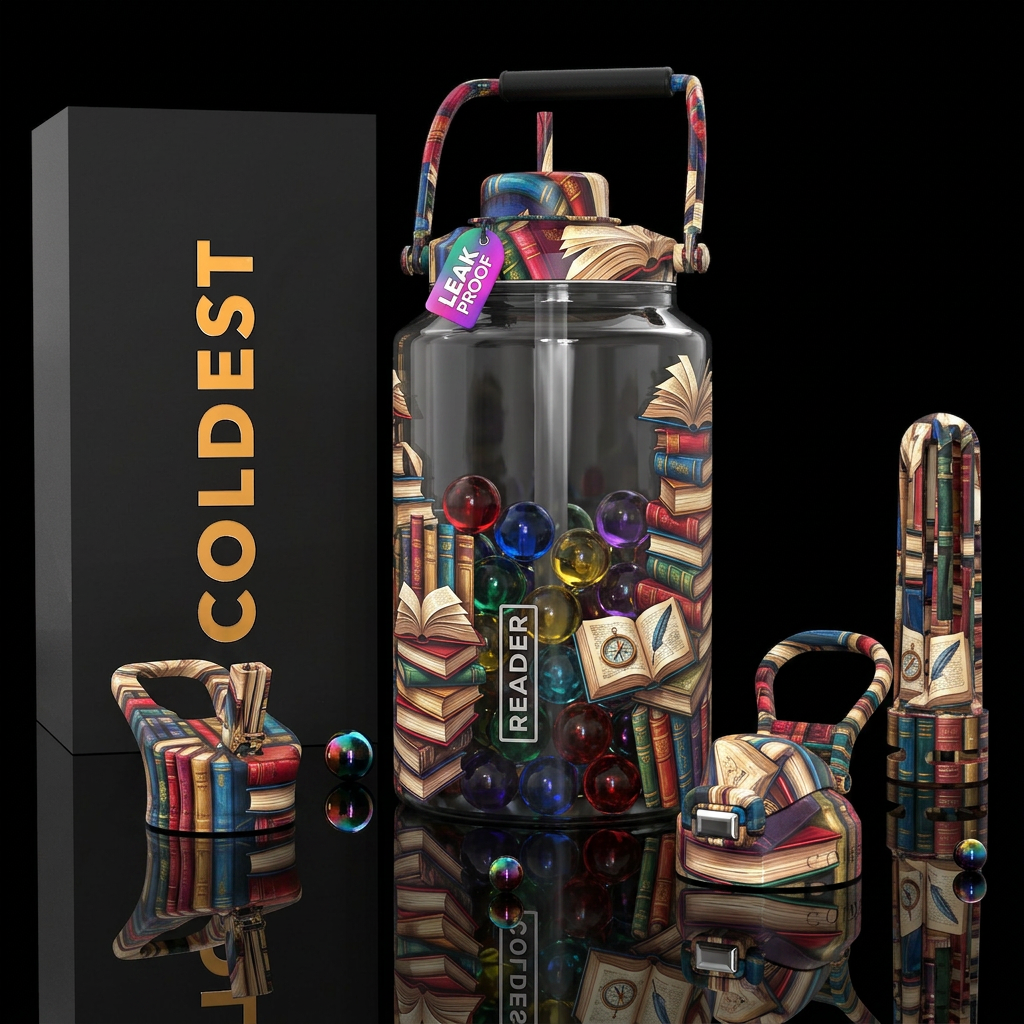 Reader water bottle design