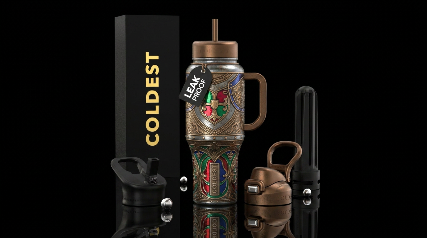 Midevil water bottle design