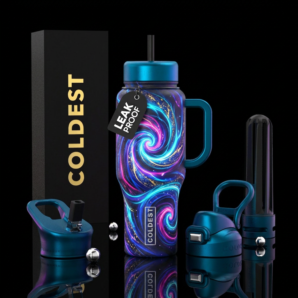 Clashing storm water bottle design