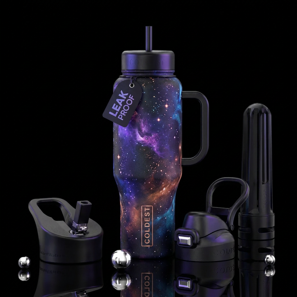 twilight, astral, onyx water bottle design