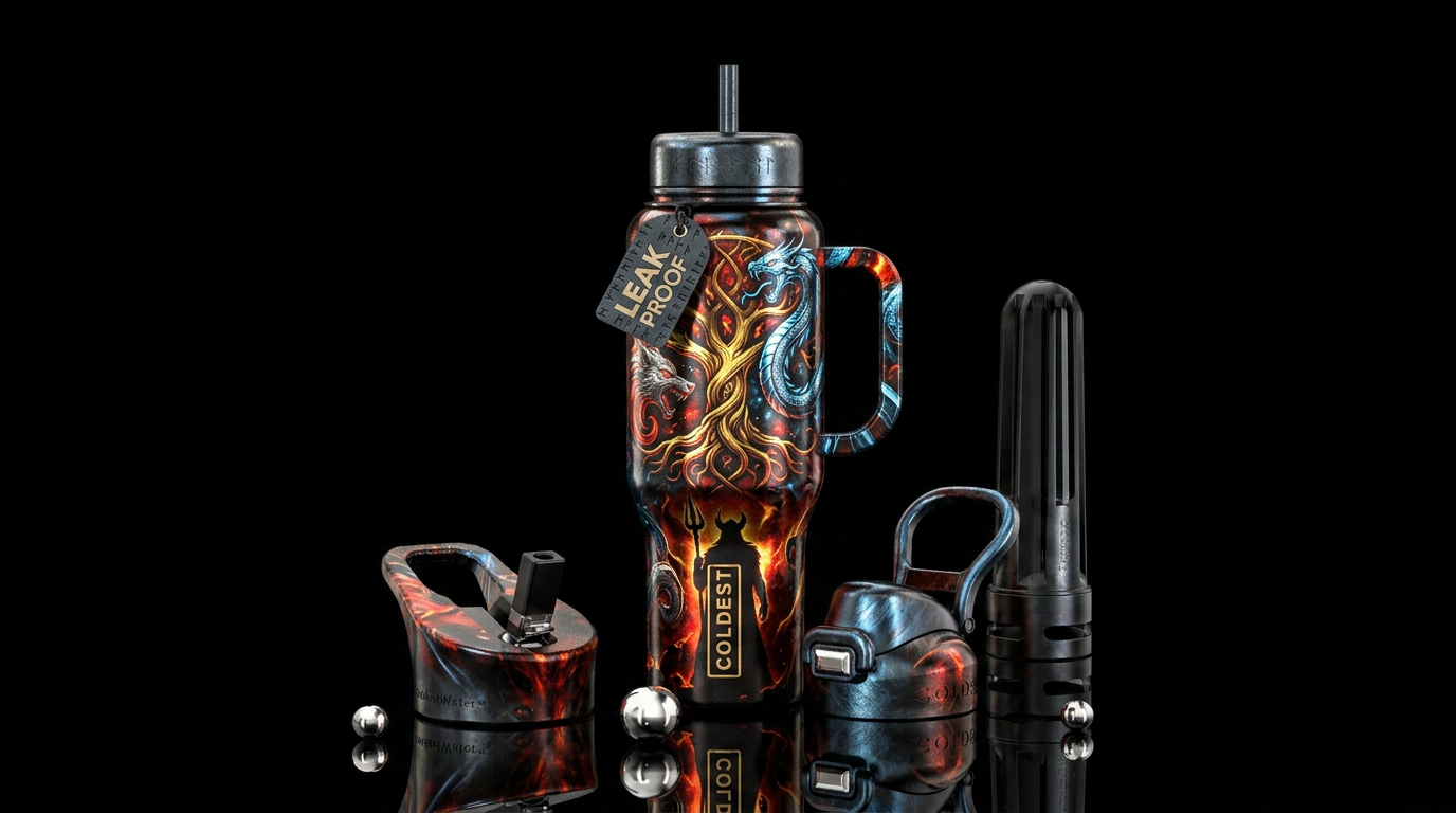 Ragnarok water bottle design