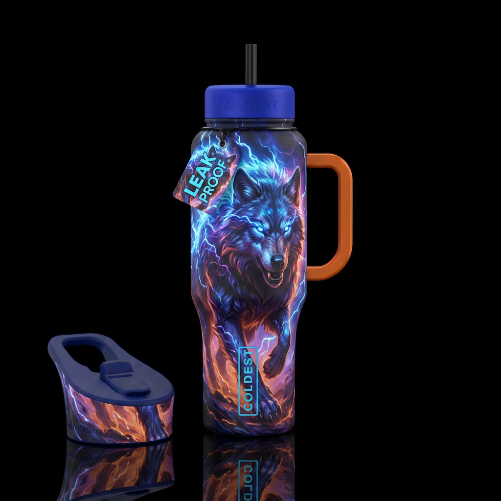 Legendary Fenrir, electricity water bottle design