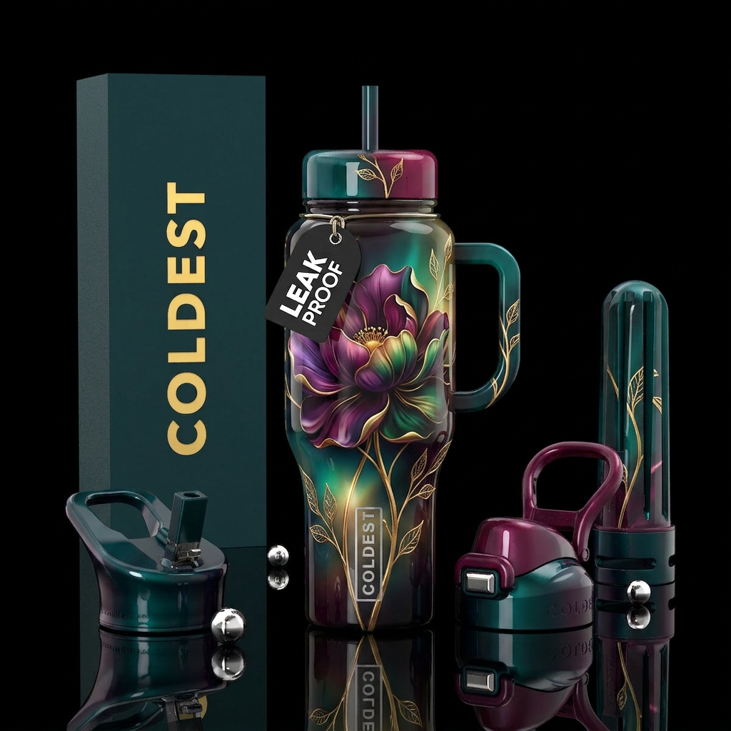 Velvet Vine water bottle design