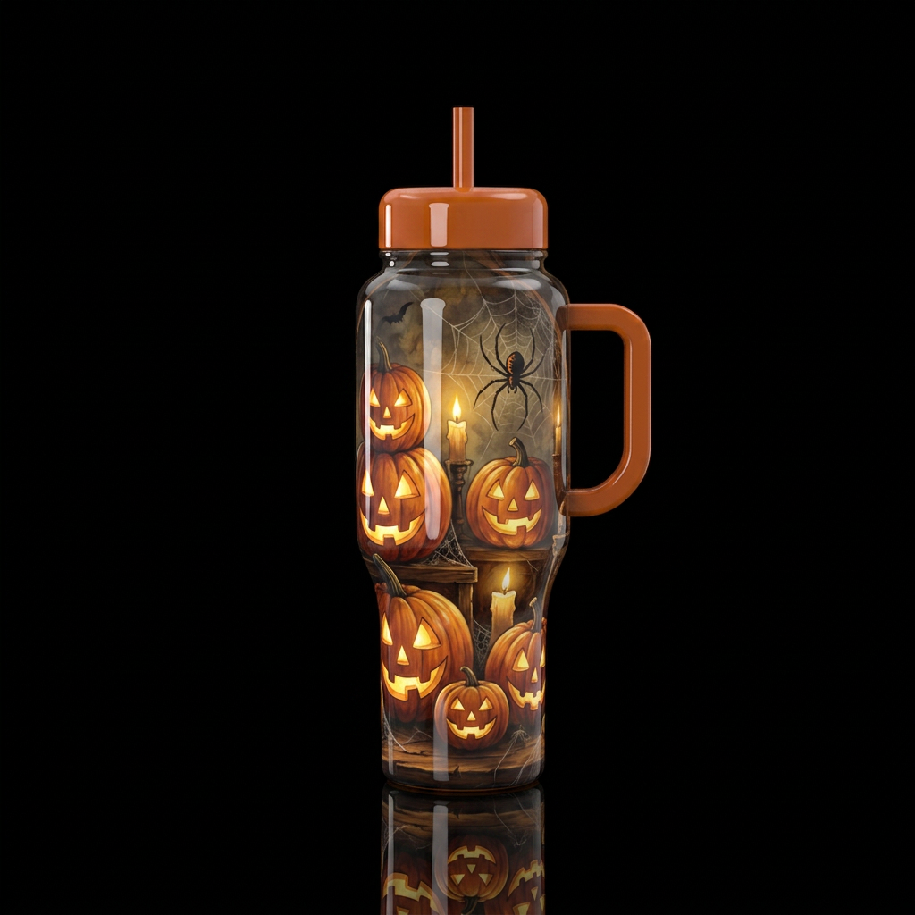 Spooky Dudes water bottle design