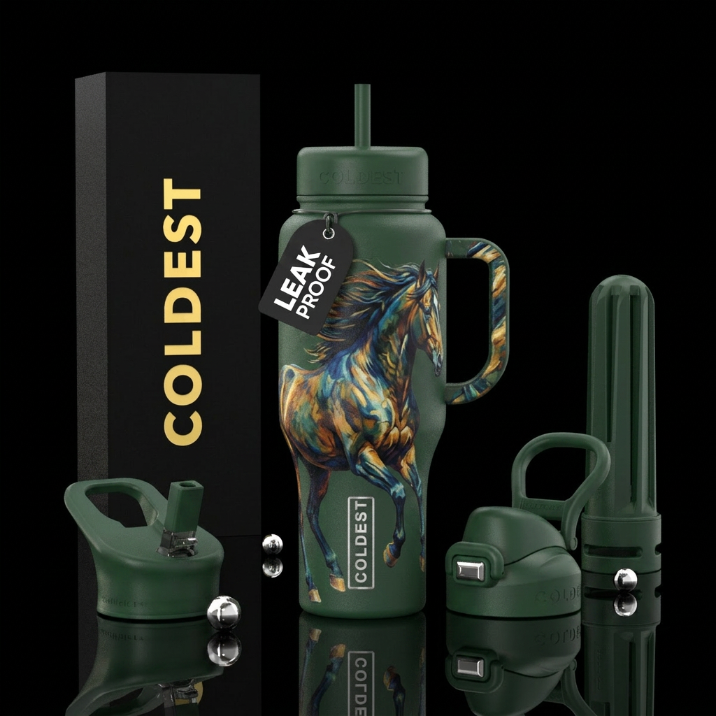 Horse water bottle design