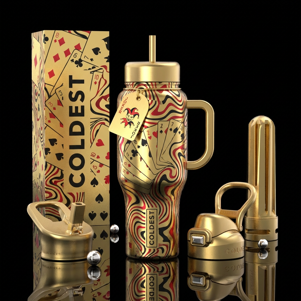coldest joker water bottle design