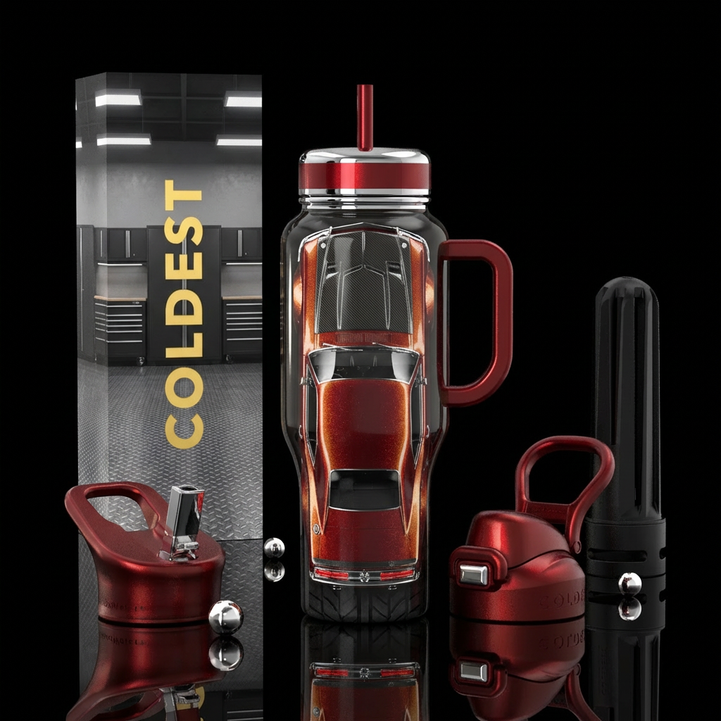 360-degree seamless tumbler wrap design depicting ... water bottle design