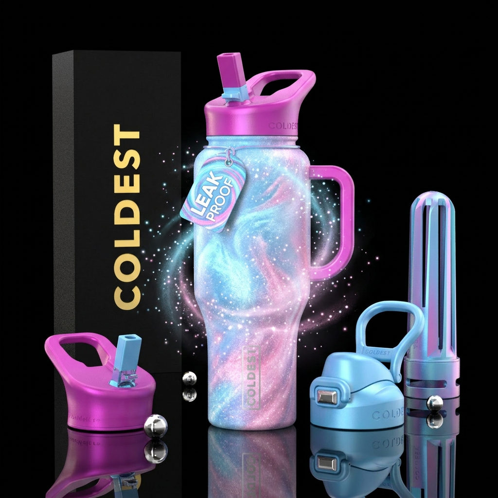 Fairy dust water bottle design