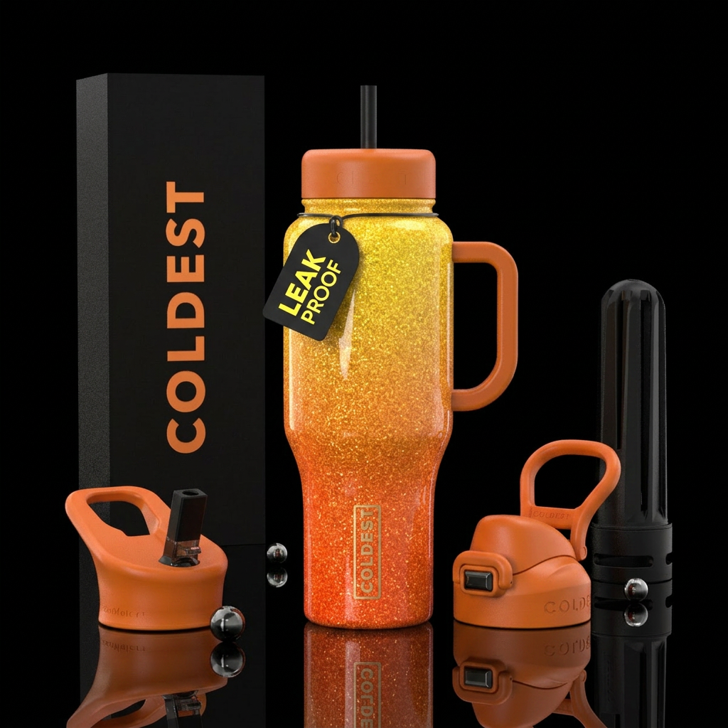 Candy corn dreams water bottle design