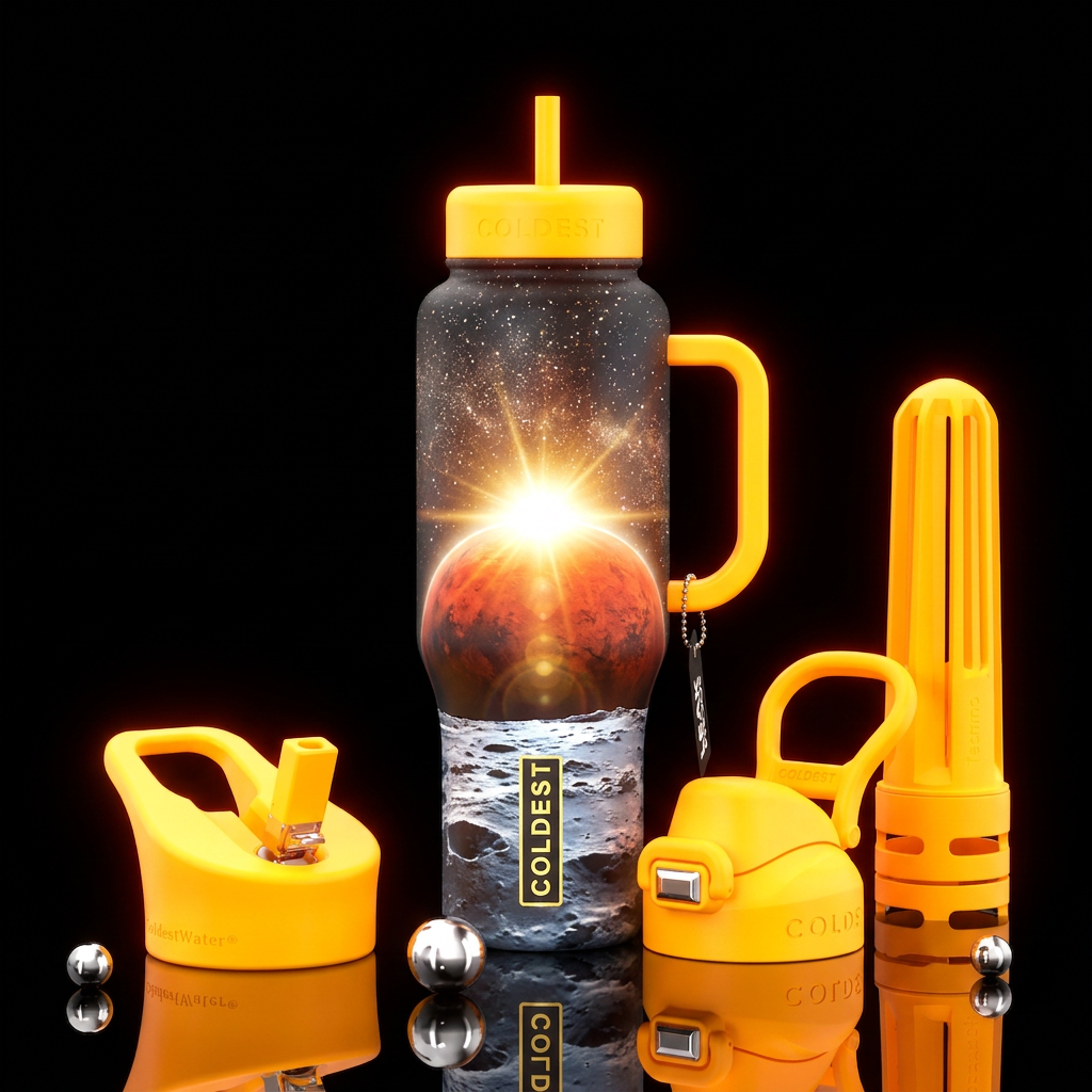 A seamless, vertical graphic wrap for a water bott... water bottle design
