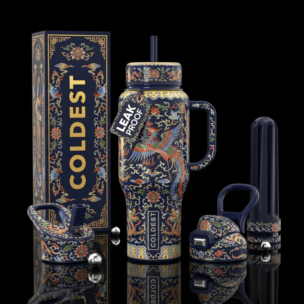 Chien lung vase vibe water bottle design