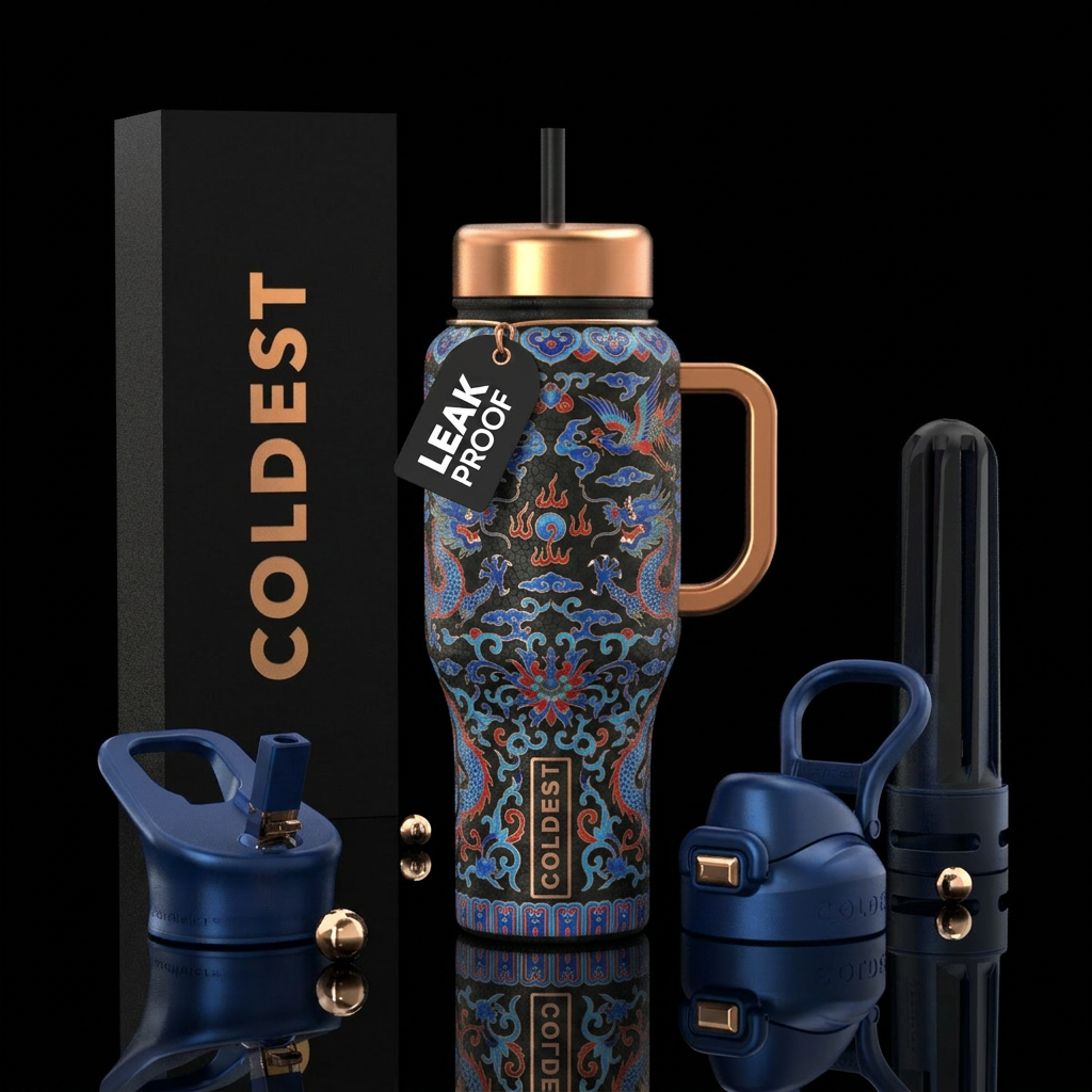 Chien lung vase vibe water bottle design