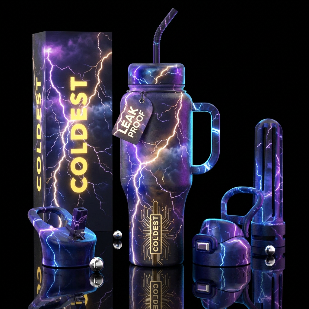 Electrical storm water bottle design