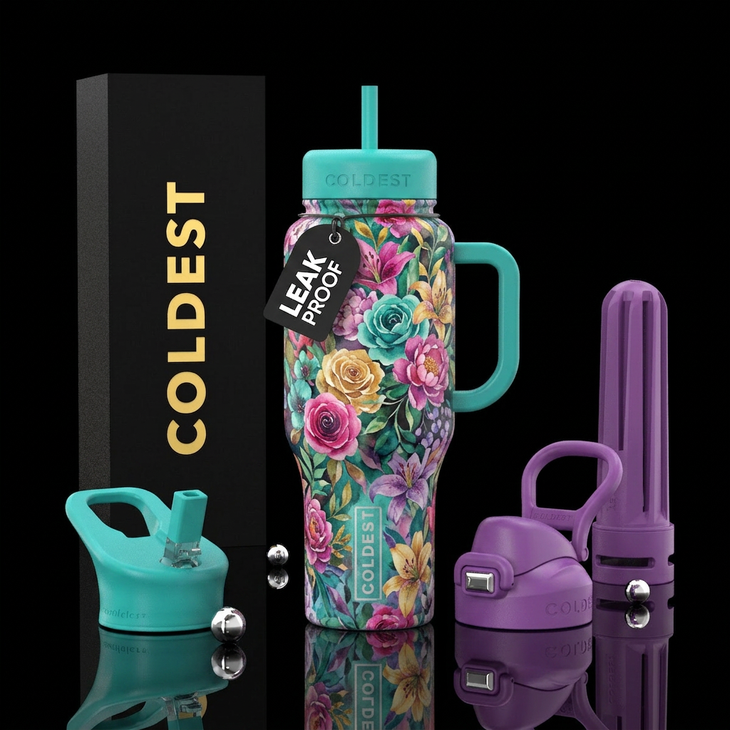 A bottle made by AI but doesn't look like AI desig... water bottle design