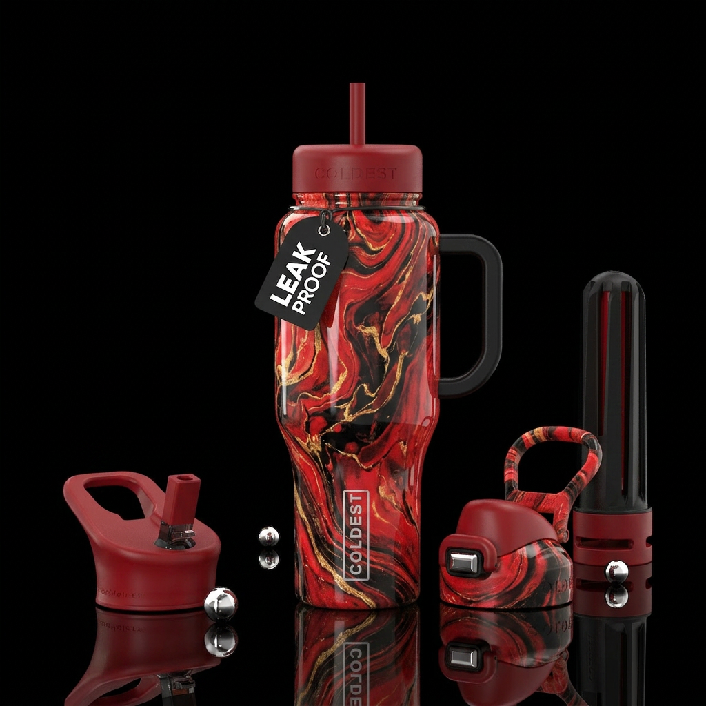 Wanna be red luna water bottle design