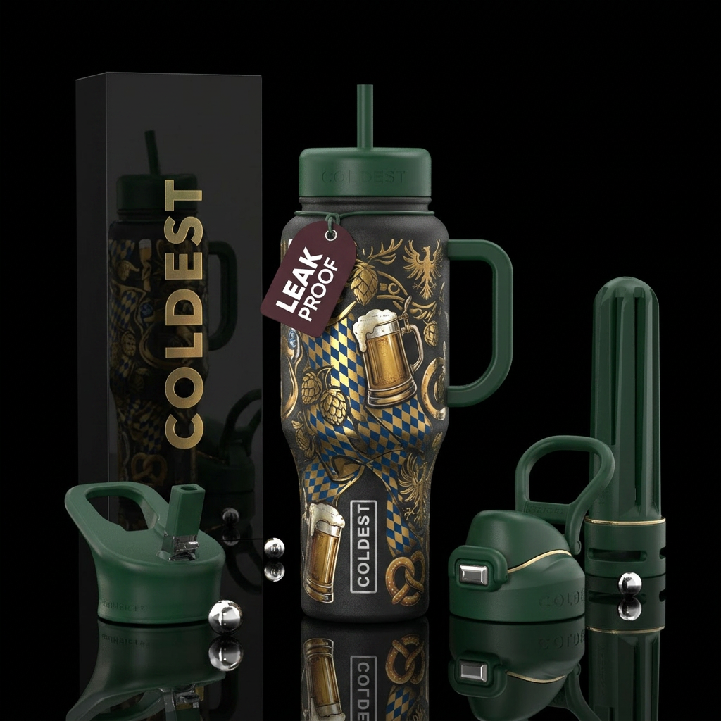 oktoberfest water bottle design