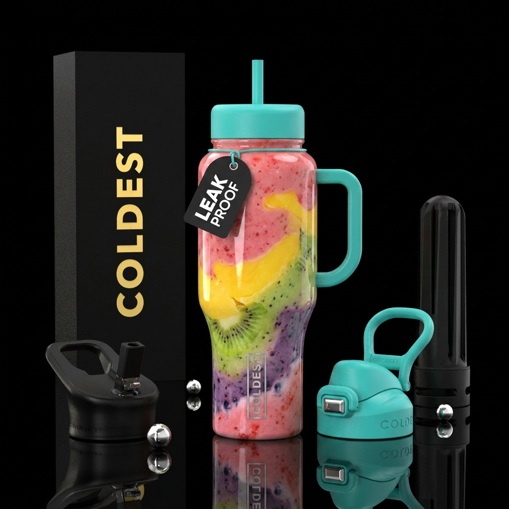 smoothie water bottle design