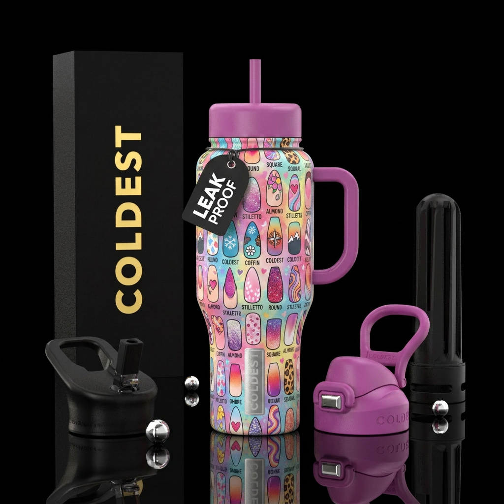 Nailed it water bottle design