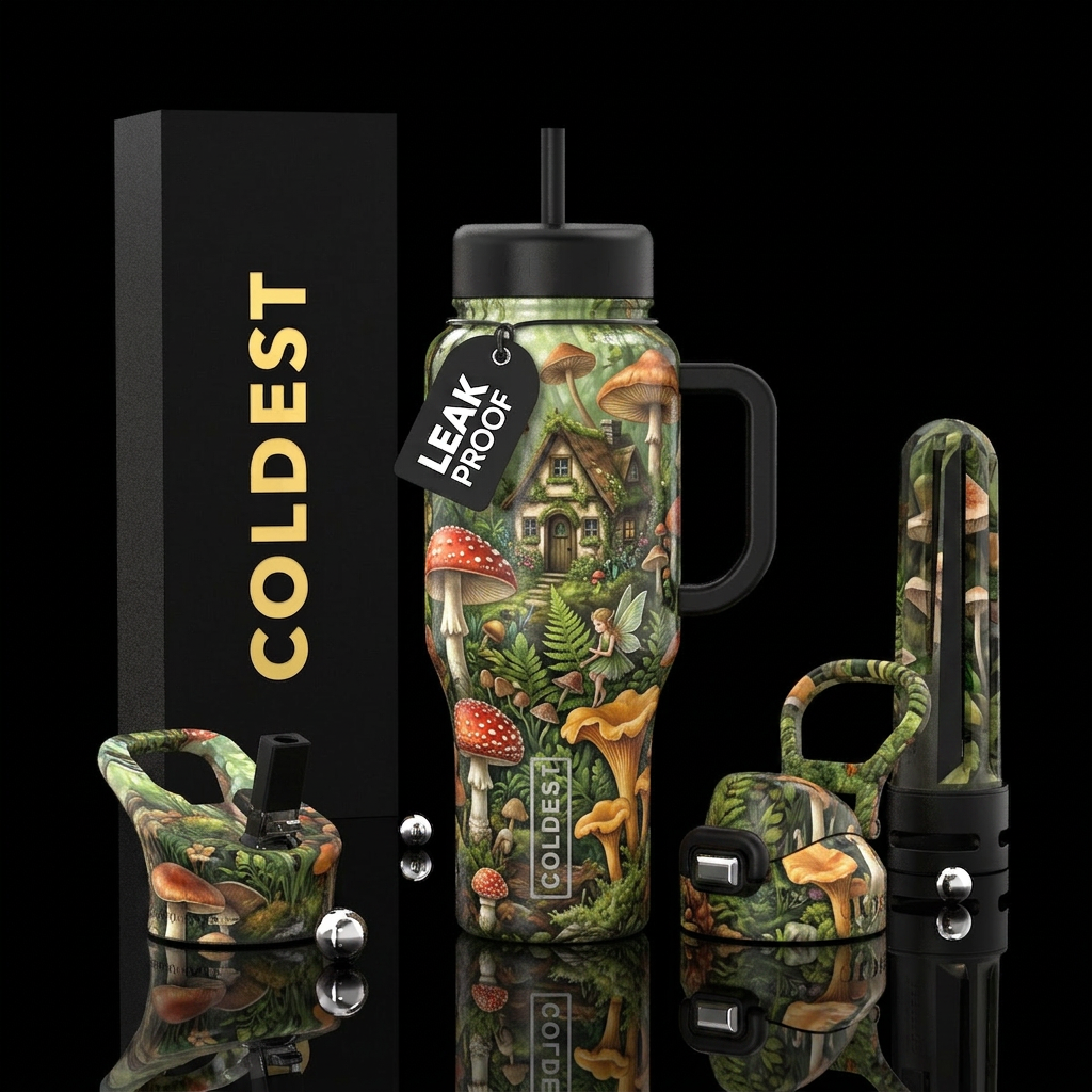 Cottage dreams water bottle design