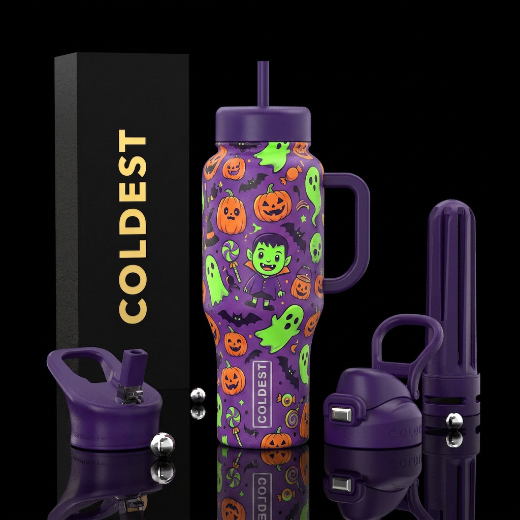 Trick or Treat water bottle design