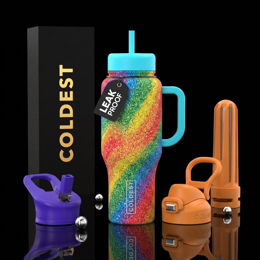 Aurora Sands water bottle design