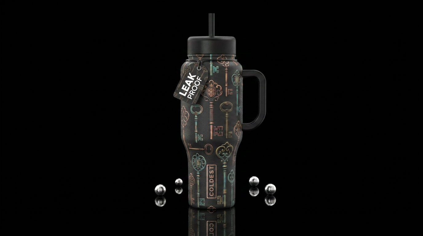 Antique brass water bottle design