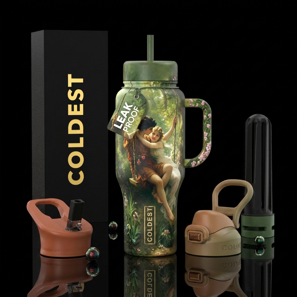 Springtime water bottle design