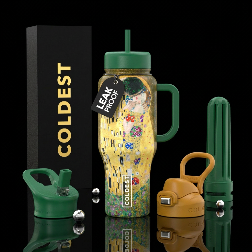 The Kiss water bottle design