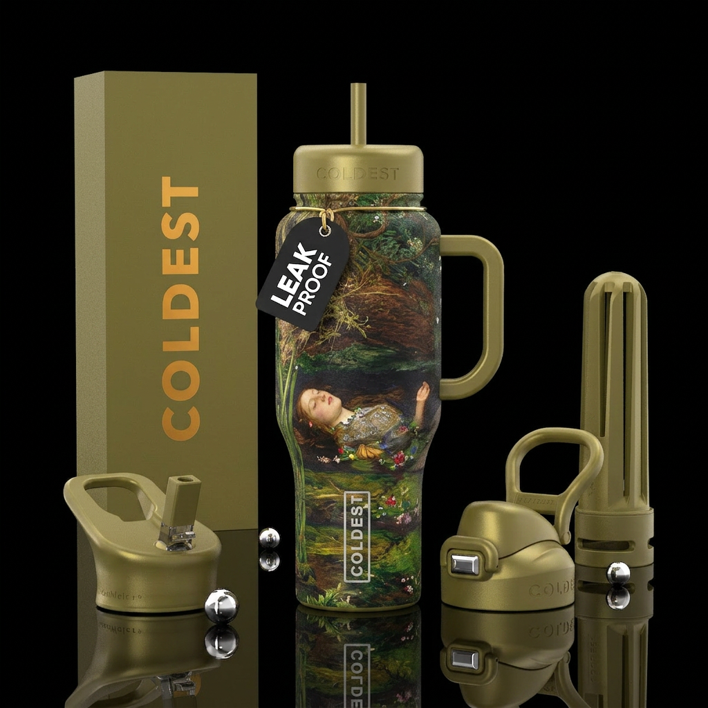 Ophelia water bottle design
