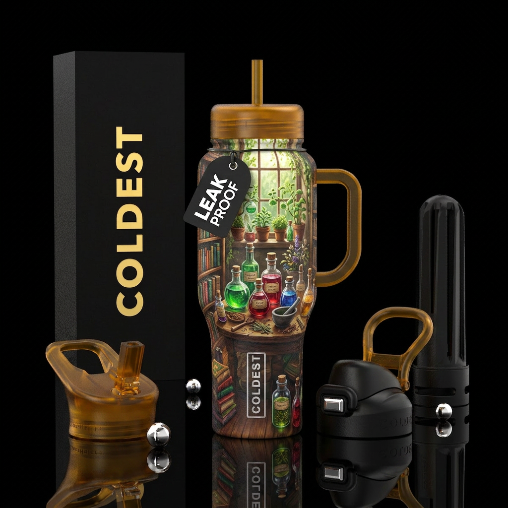 Potions 101 water bottle design