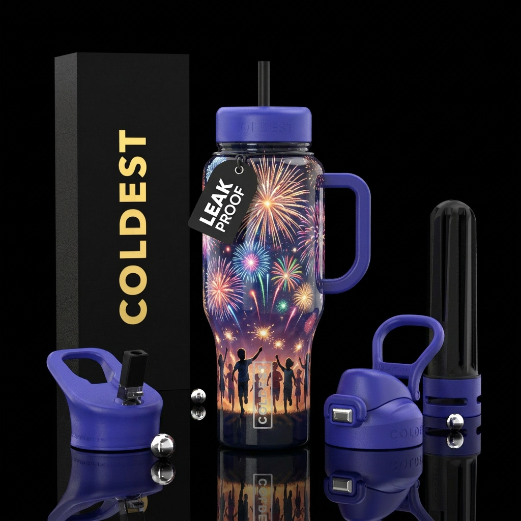 A Day for Celebration water bottle design
