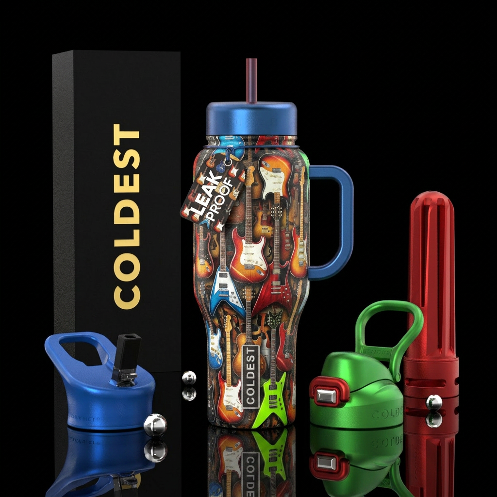 Jam Session water bottle design