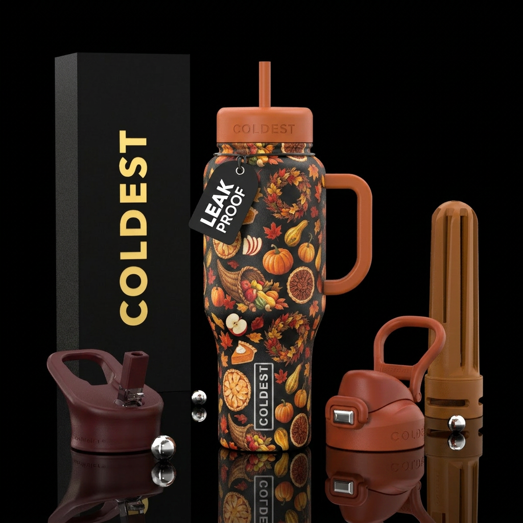 Harvest Time water bottle design