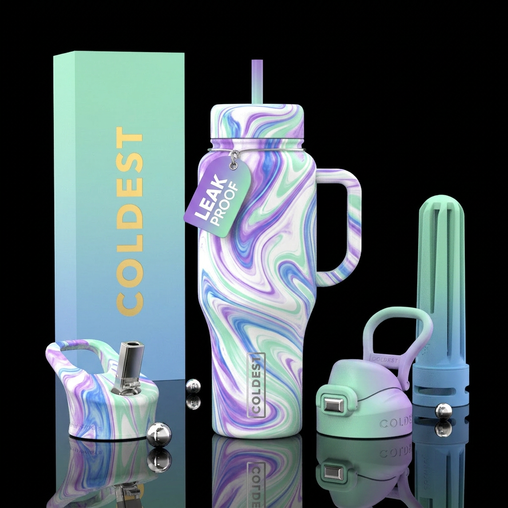 Alien Boy water bottle design