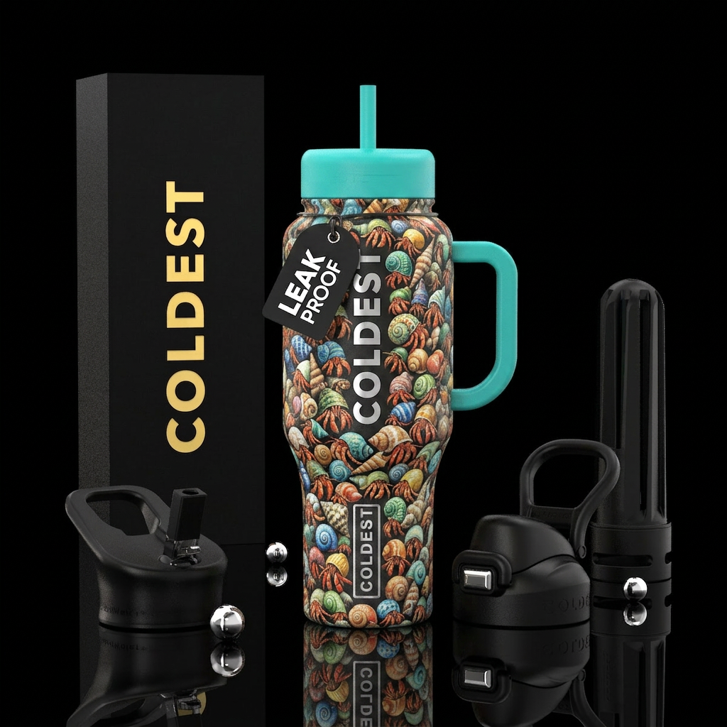 Shelling Around water bottle design