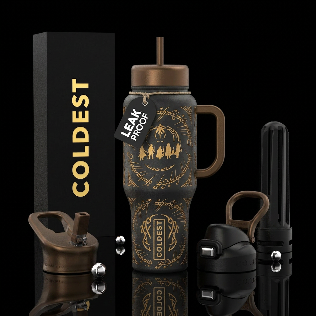 The Fellowship water bottle design