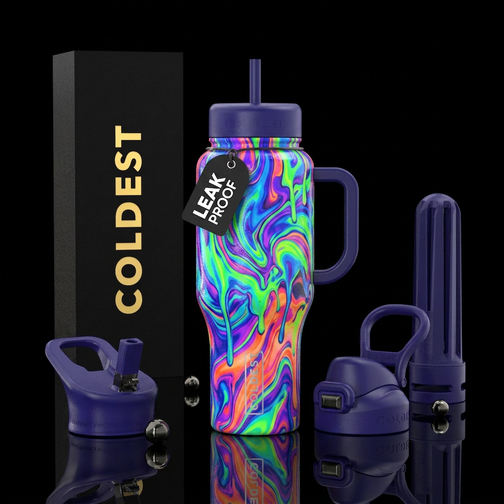 Acid Drip water bottle design